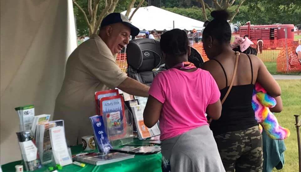 Drive Safe HR Booth at Chesapeake Jubilee